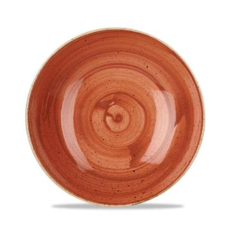 STONECAST SPICED ORANGE Large Coupe Pasta Bowl cap. 1,136 l