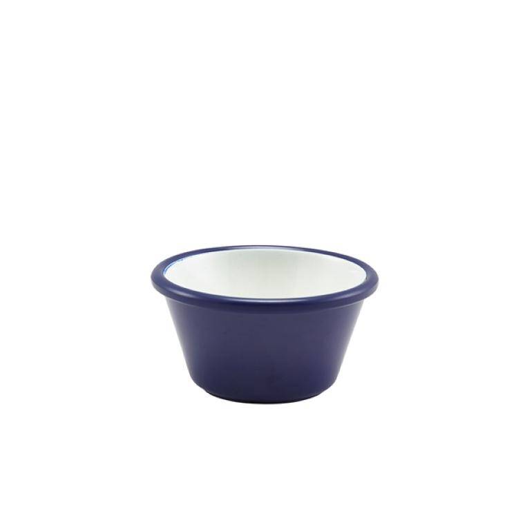 Table Pres Two Tone Melamine Ramekin Blue And White 59ml/2oz cap. 59 ml