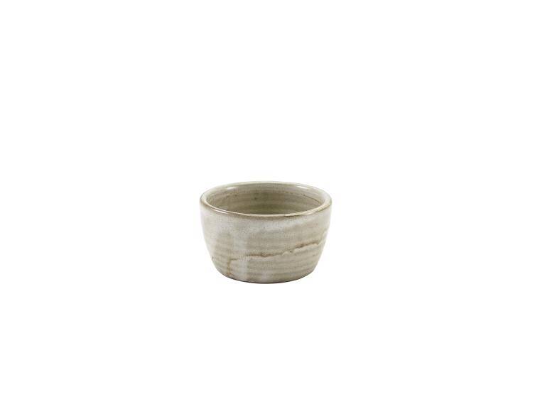 TERRA GREY RAMEKIN poj. 130 ml; śr 78 mm; wys. 46 mm; szer. 80 mm; dł. 80 mm; XX-NEV-RAM-PG4