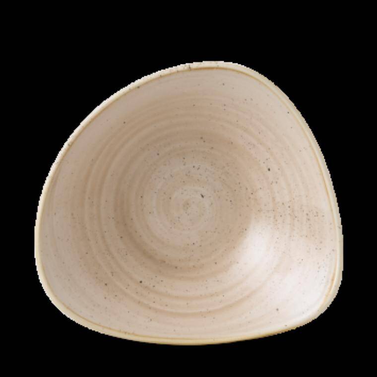 STONECAST NUTMEG CREAM MISKA TRÓJKĄTNA poj. 370 ml; śr 185 mm; szer. 185 mm; CH-SNMSTRB7