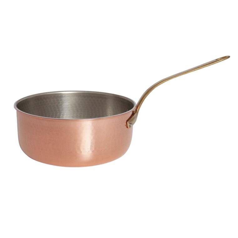 DEEP CASSEROLE 1/H COPPER diam. 140 mm