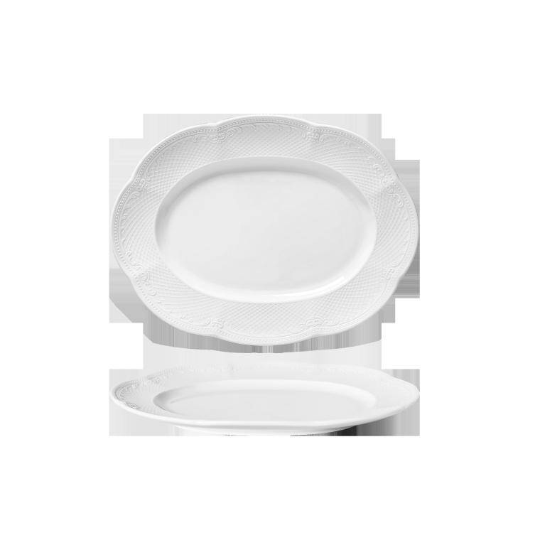 NOBLE Oval Plate diam. 240 mm  CENA DO WYPRZEDANIA STOKU