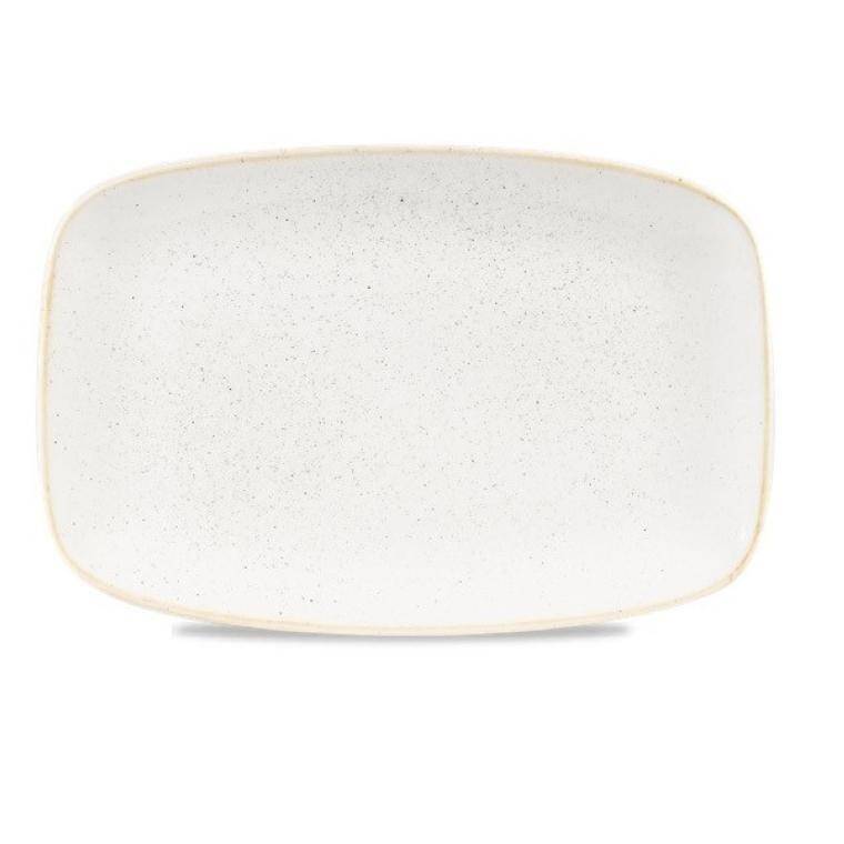 STONECAST BARLEY WHITE CHEF'S OBLONG PLATTER 199x300 mm