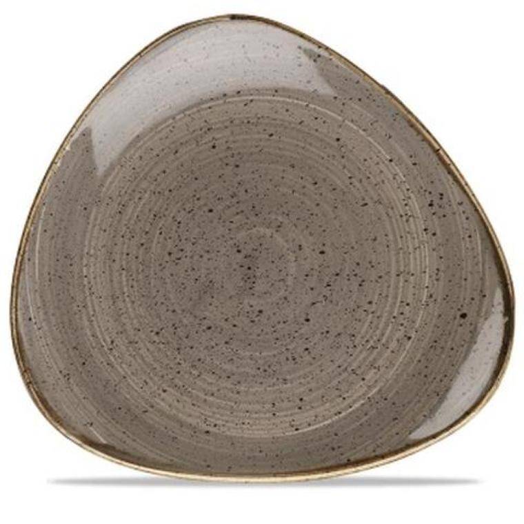 STONECAST GREY Triangle Plate diam. 310 mm