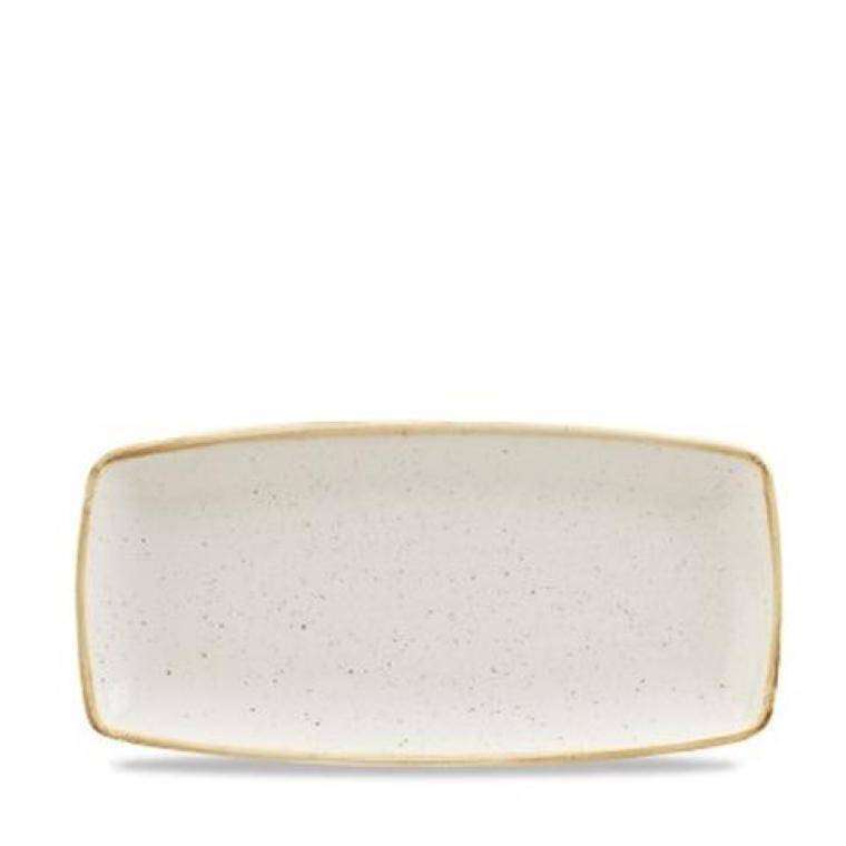 STONECAST BARLEY WHITE CHEF'S OBLONG PLATTER 150x295 mm