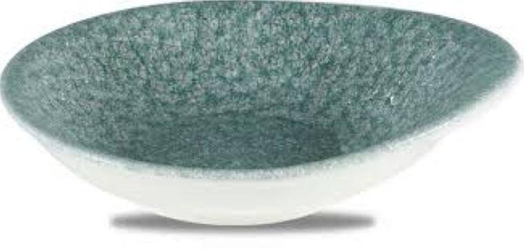 RAKU TOPAZ BLUE Round dish medium cap. 300 ml