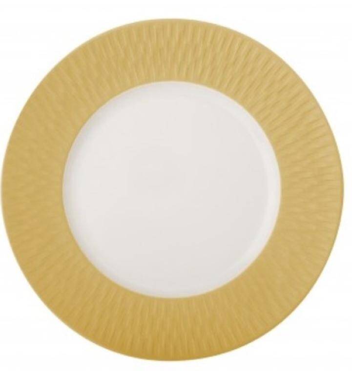 BOREAL SATIN GOLD BREAD PLATE diam. 140 mm