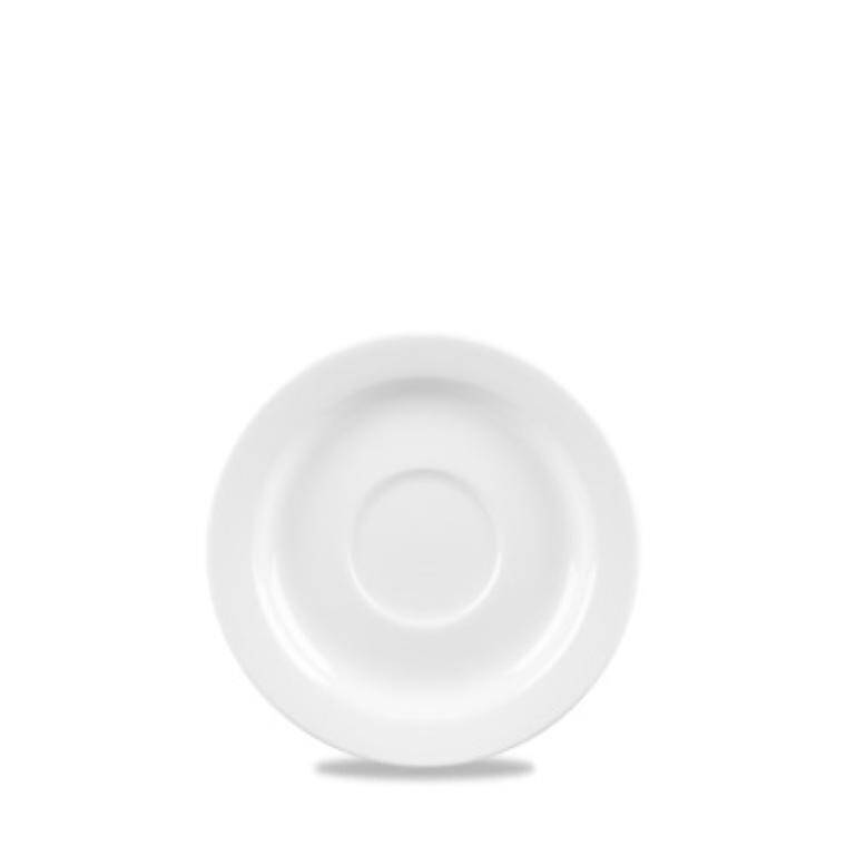 WHITE Saucer diam. 128 mm