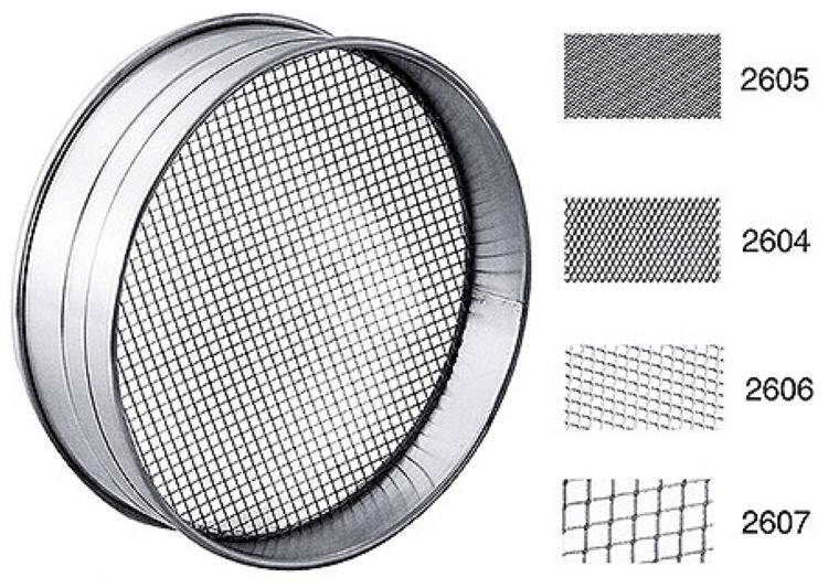 FLOUR SIEVE , MEDIUM (HOLES 1 X 2.5 MM) 30 CM diam. 300 mm