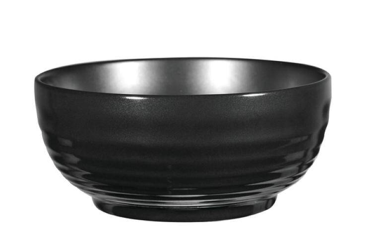 RUSTICS BLACK SPARKLE Ripple Bowl cap. 2,18 l  Discontinued - Endeavour to supply until Dec 2024