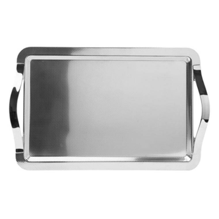 NEWPORT CUBIQUE RECTANGULAR SERVING TRAY WITH HANDLES 600x400 mm  CENA DO WYPRZEDANIA STOKU