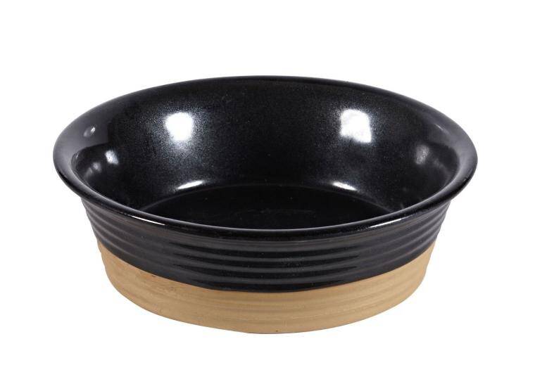 IGNEOUS BLACK Large Pie Dish cap. 550 ml