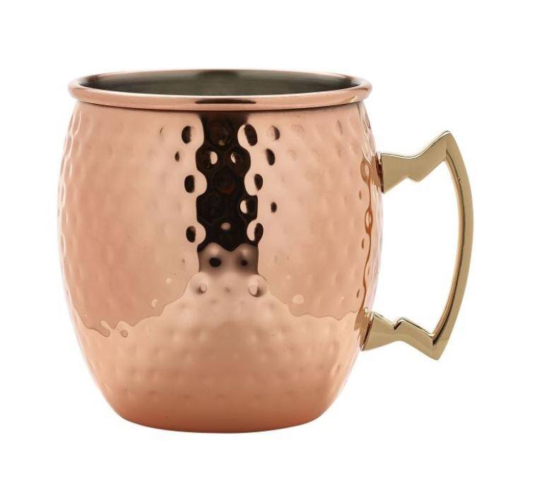 Drinkware BARREL COPPER MUG 55CL/19.25OZ HAMMERED cap. 550 ml