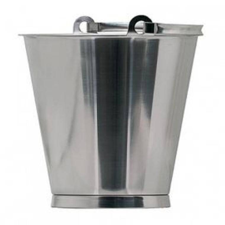 BUCKET W BOTTOM BAND cap. 15 l