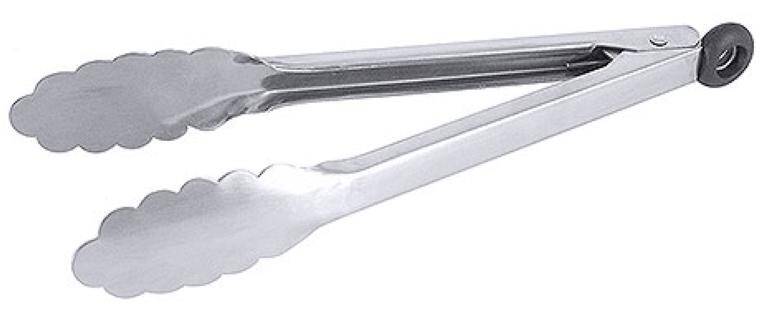 SCALLOPED TONGS 30 CM