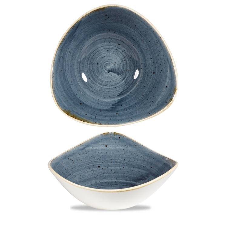 STONECAST BLUEBERRY Triangle Bowl cap. 600 ml