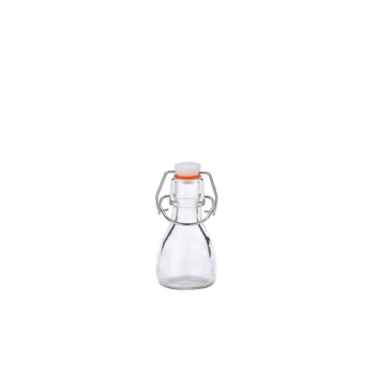 Glassware Genware Glass Swing Bottle 7.5cl / 2.6oz cap. 75 ml