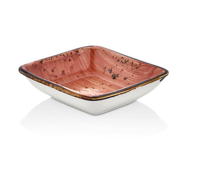 LATERITE SQUARE BOWL 110x110 mm  CENA DO WYPRZEDANIA STOKU