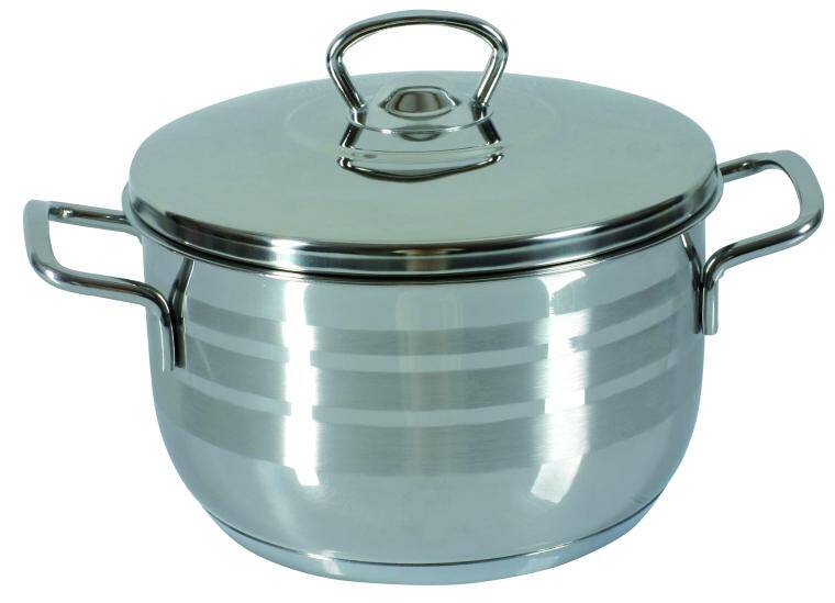 OMEGA POT WITH LID cap. 2,5 l  CENA DO WYPRZEDANIA STOKU