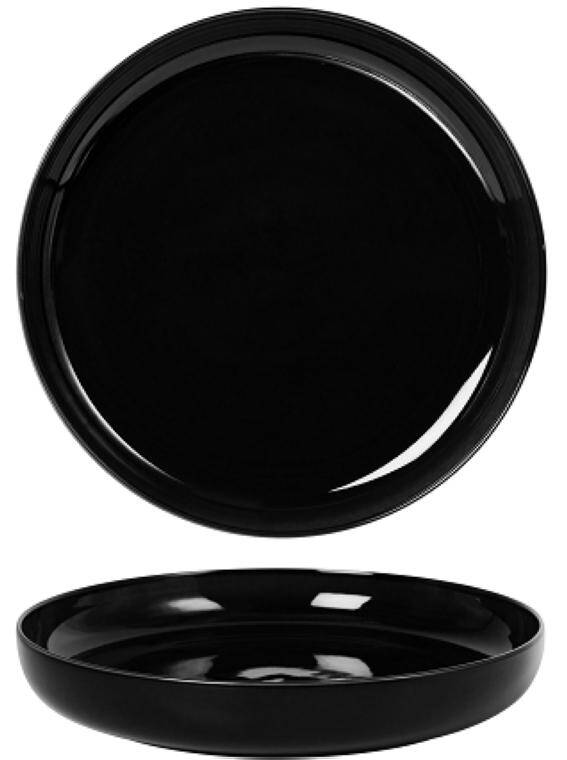 SATIN BLACK DEEP PLATE cap. 800 ml  WYCOFANE ZE SPRZEDAYŻ, DOSTĘPNE DO WYCZERPANIA STOKU