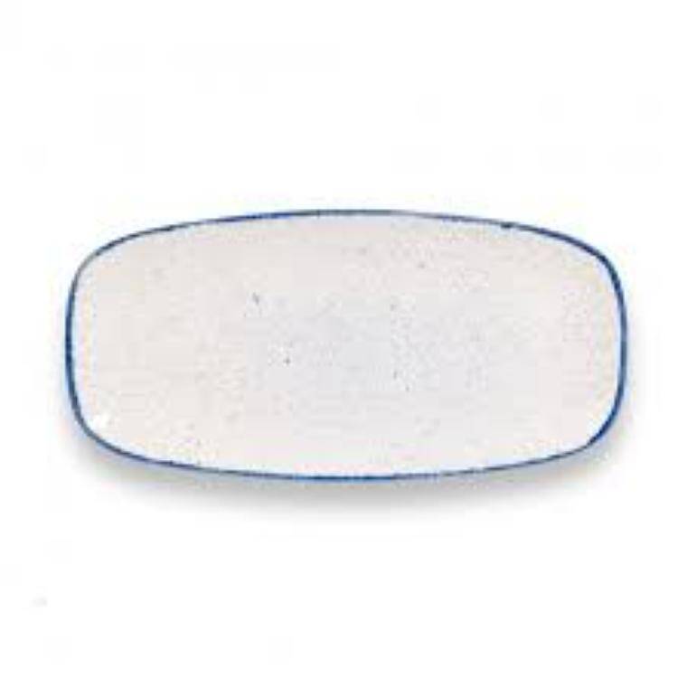 STONECAST HINTS INDIGO CHEF'S OBLONG PLATTER 189x355 mm