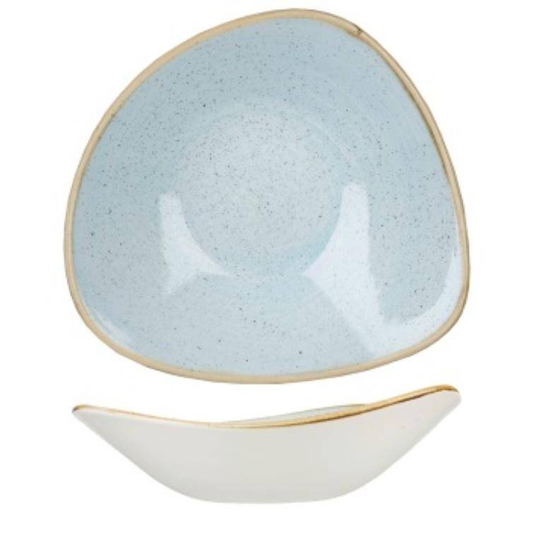 STONECAST DUCK EGG Triangle Bowl cap. 370 ml