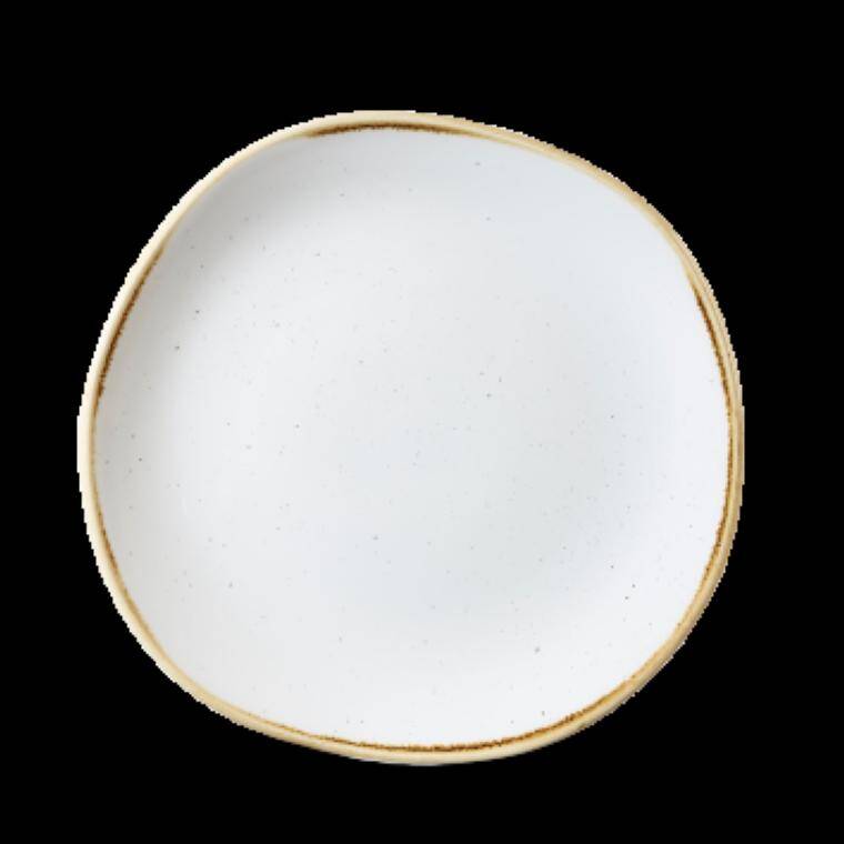 STONECAST BARLEY WHITE PLATE diam. 210 mm