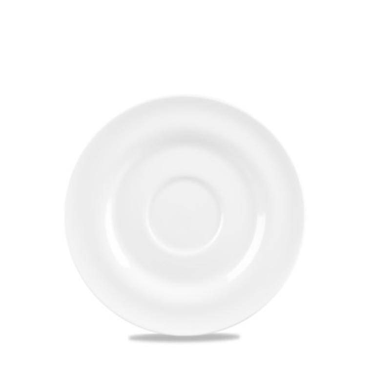 WHITE Small Coupe Saucer diam. 120 mm