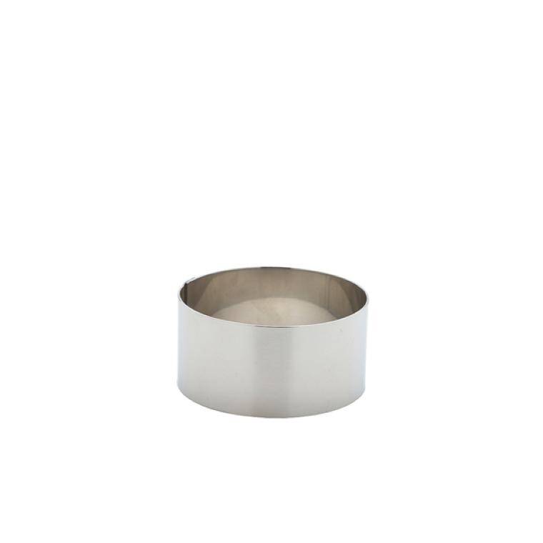 Kitchenware Stainless Steel Mousse Ring 7x3.5cm diam. 70 mm  MAGAZYN UK