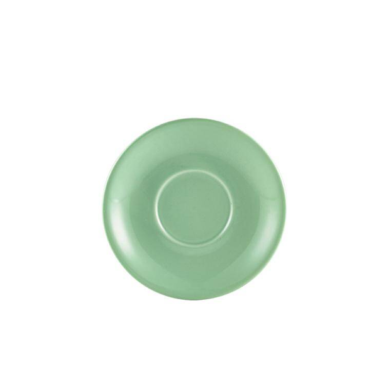 Porcelain Genware Porcelain Green Saucer 16cm/6.25