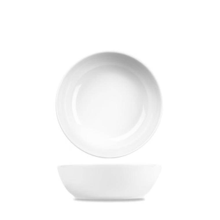 MENU PORCELAIN MISKA poj. 340 ml; śr 134 mm; wys. 30 mm; szer. 134 mm; CH-ZCAPWB5