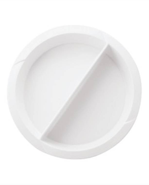 PRIME GN ROUND PORCELAIN DIVIDED GN-CONTAINER diam. 390 mm  CENA DO WYPRZEDANIA STOKU