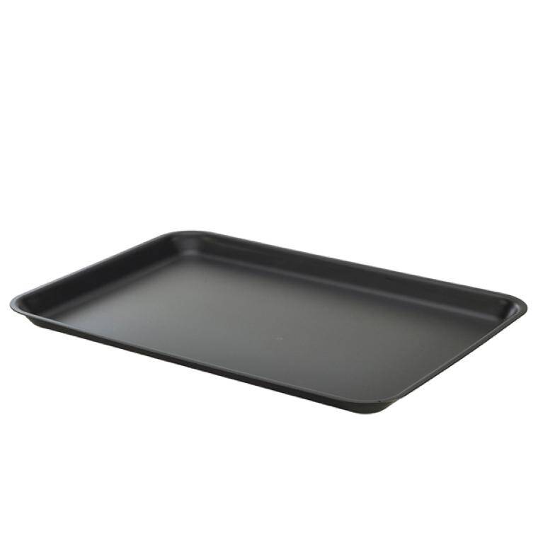 Table Pres Galvanised Steel Tray 37x26.5x2cm Matt Black 265x370 mm