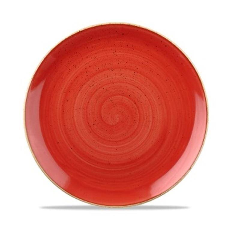 STONECAST BERRY RED Medium Coupe Plate diam. 217 mm