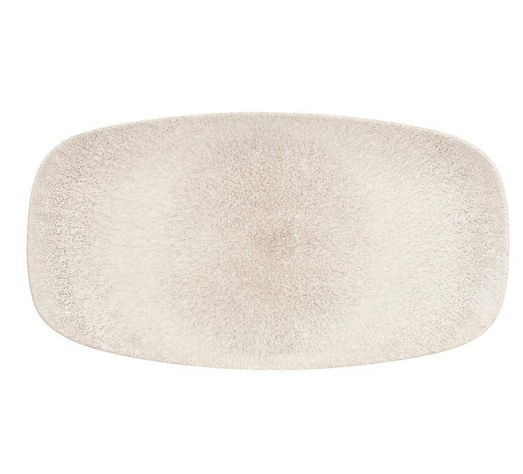 RAKU AGATE GREY CHEF'S OBLONG PLATTER 189x355 mm