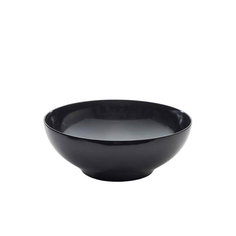 Buffet Black Melamine Round Buffet miska 35.5cm cap. 8,6 l