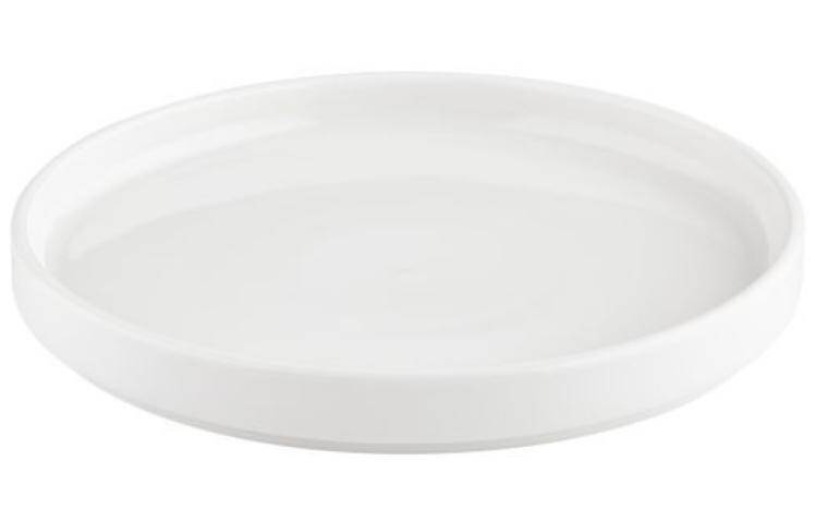 WHITE FLAT PLATE diam. 270 mm  CENA DO WYPRZEDANIA STOKU