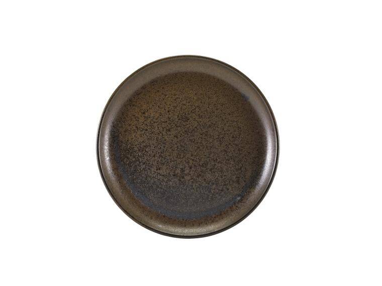 TERRA BLACK TERRA PORCELAIN BLACK COUPE PLATE diam. 275 mm