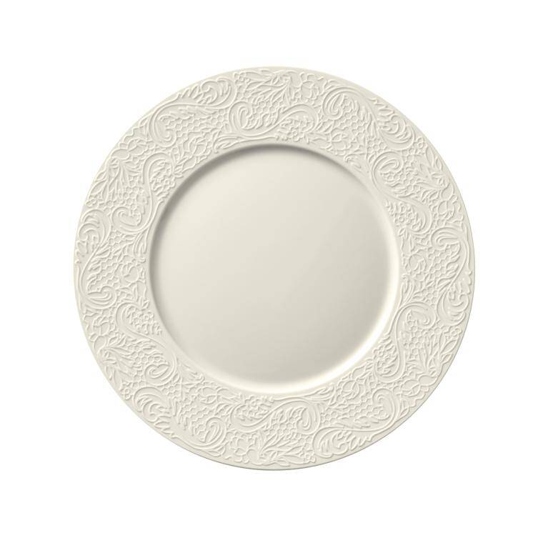 COLLECTION L COUTURE IVOIRE Round Dessert / Salad/ App. plate w/wide rim