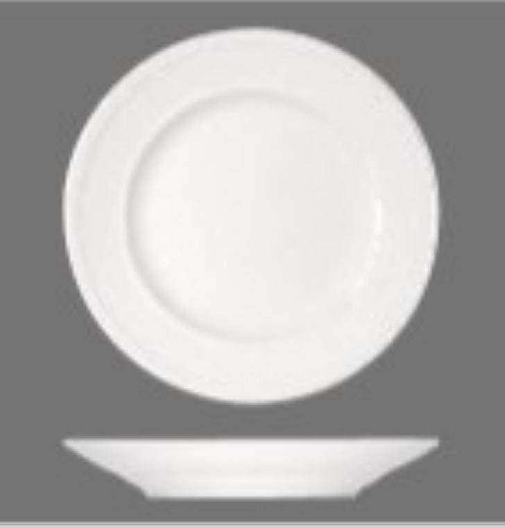 COME4TABLE PLATE FLAT WITH STEEP RIM diam. 287 mm