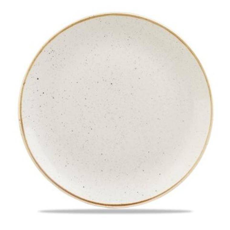 STONECAST BARLEY WHITE Large Coupe Plate diam. 288 mm