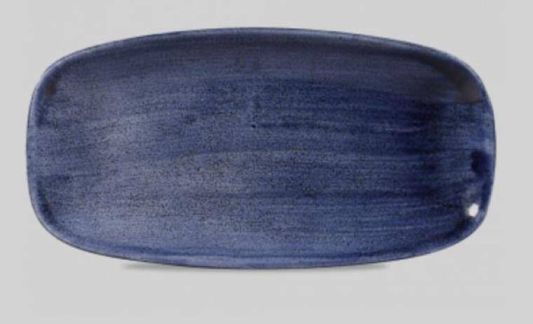 STONECAST PATINA COBALT BLUE CHEF'S OBLONG PLATTER 153x298 mm