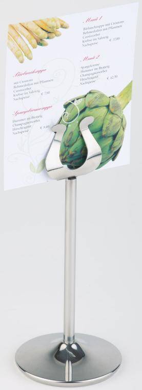 MENU STAND / TABLE NUMBER diam. 75 mm