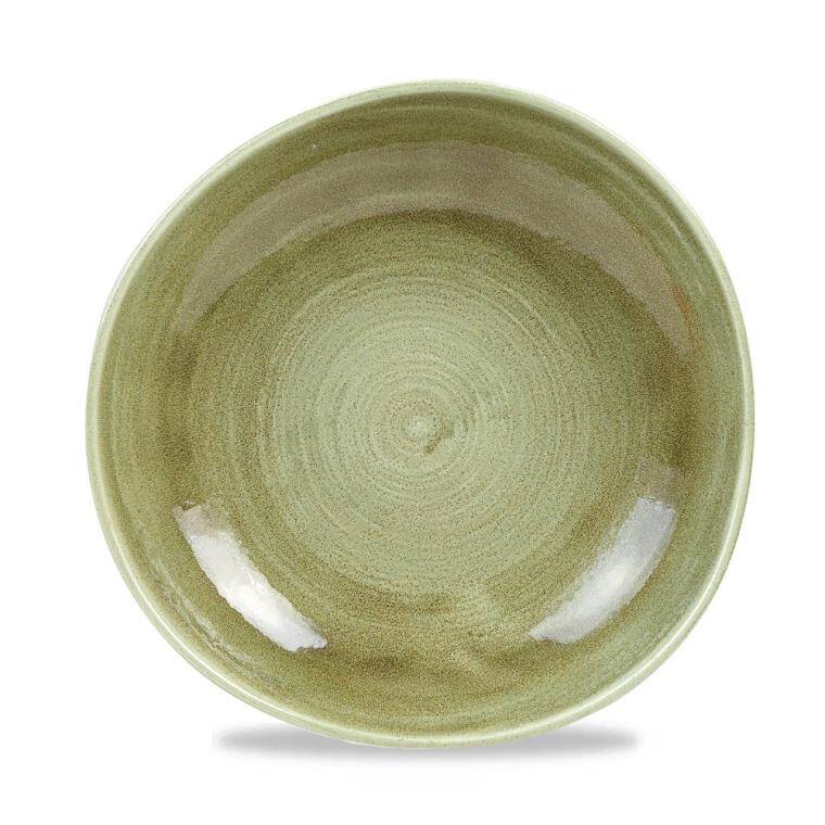 STONECAST PATINA BURNISHED GREEN Organic Round Bowl cap. 1,1 l