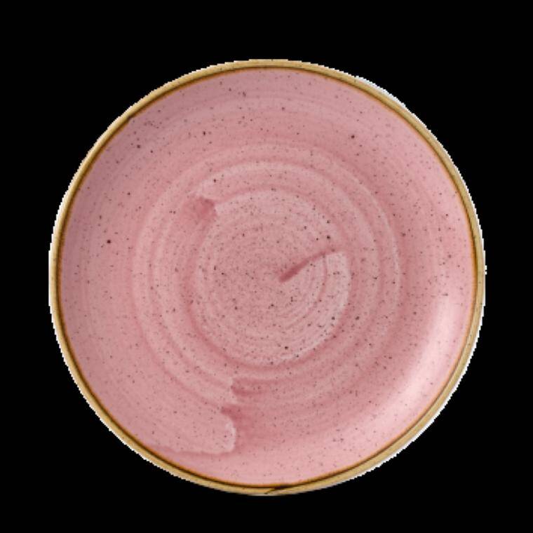 STONECAST PETAL PINK Coupe Plate diam. 217 mm