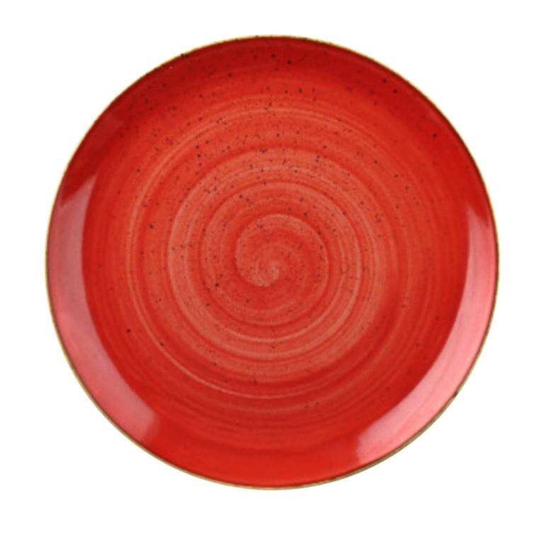 STONECAST BERRY RED PLATE diam. 324 mm