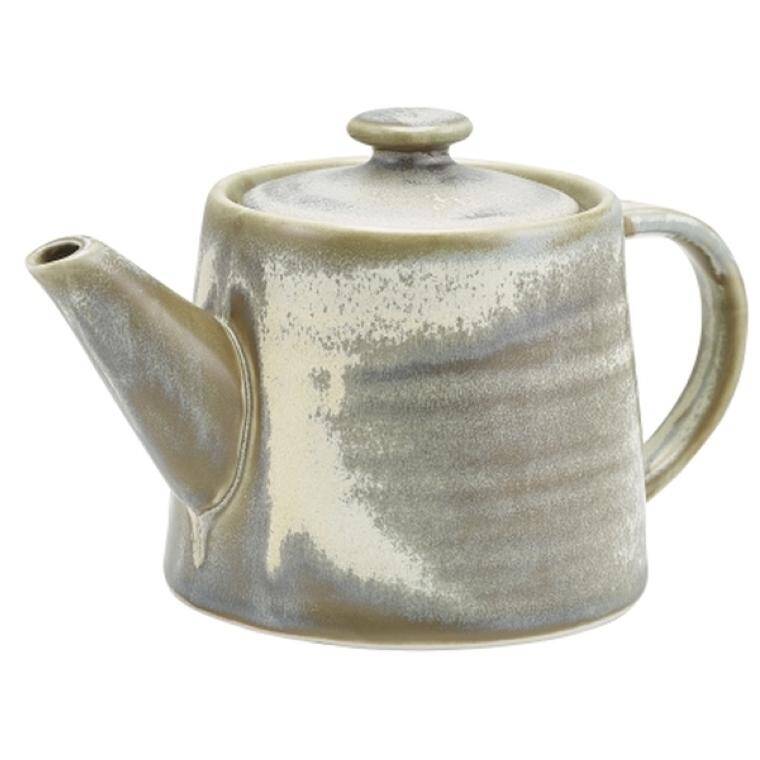 Terra Tableware Terra Porcelain Matt Grey Teapot 50cl/17.6oz cap. 500 ml