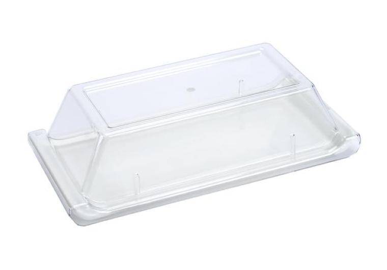 PLASTIC Rectangular Tray Cover 145x300 mm