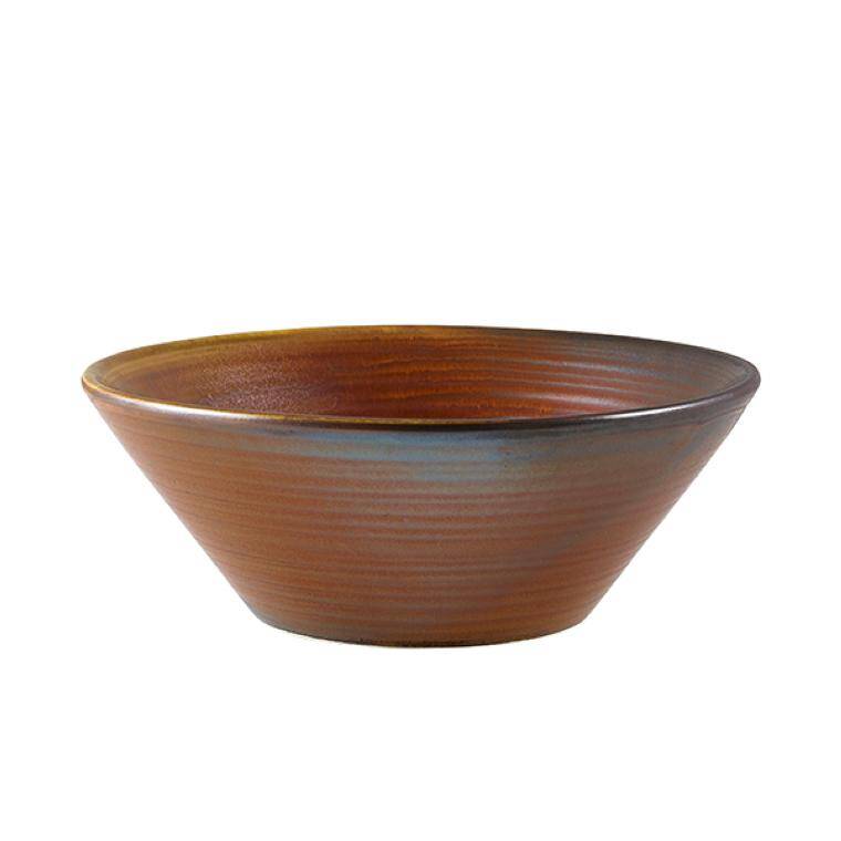 Terra Tableware Terra Porcelain Rustic Copper Conical miska 16cm cap. 545 ml