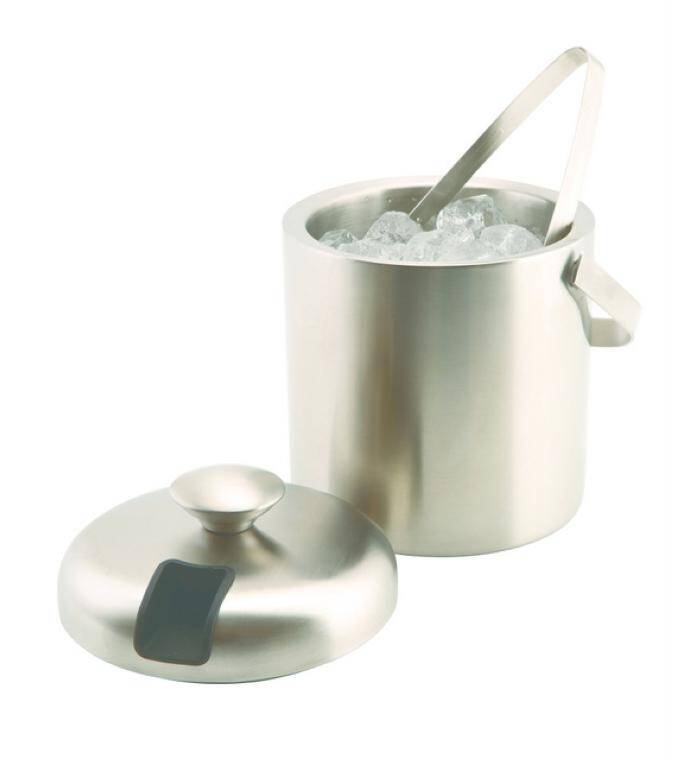 BARWARE ICE BUCKET AND TONGS cap. 1,2 l